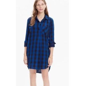 Madewell latitude shirtdress in buffalo check